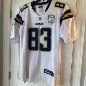 NFL San Diego Los Angeles Chargers Vincent Jackson #83 50th Anniversary Jersey
